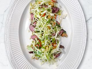 Hugh Acheson Shaved Beef Salad GMA